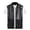 Black, variant on Men Summer Casual Lightweight Breathable Mesh Cycling Travel Zip Vest White M