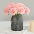 thumbnail image 4 of Single Stem Artificial Carnation - Mother's Day Gift, Home Decor Silk Flower, 4 of 5