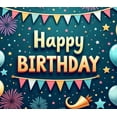 thumbnail image 4 of Yatrandify Colorful Balloons Happy Birthday Banner Decorative Design Party Backdrop Celebration Banner for Birthday Party Kids Event Photo Shoot, 4 of 8