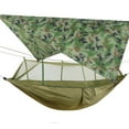 thumbnail image 2 of Upgrade Ultralight Portable Nylon Camping Hammock Mosquito Net with Rain Fly Tent Tarp for Outdoor Windproof, Anti-Mosquito, Swing Sleeping Hammock Bed, 2 of 10