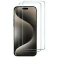 thumbnail image 1 of 2 Pack iPhone 15 Pro Screen Protector, 9H Anti Spy Dark Tempered Glass Screen Protector for iPhone 15 Pro, Easy Installation, Bubble Free, 1 of 5