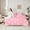 Pink, variant on Feelyou Pink Bowknot Twin Bedding Sets 7pcs, Cartoon Butterly Knot Bedding Comforter Set