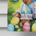 thumbnail image 3 of Cocker Spaniel Easter Egg Hunt House Flag 28 in x 40 in, 3 of 7