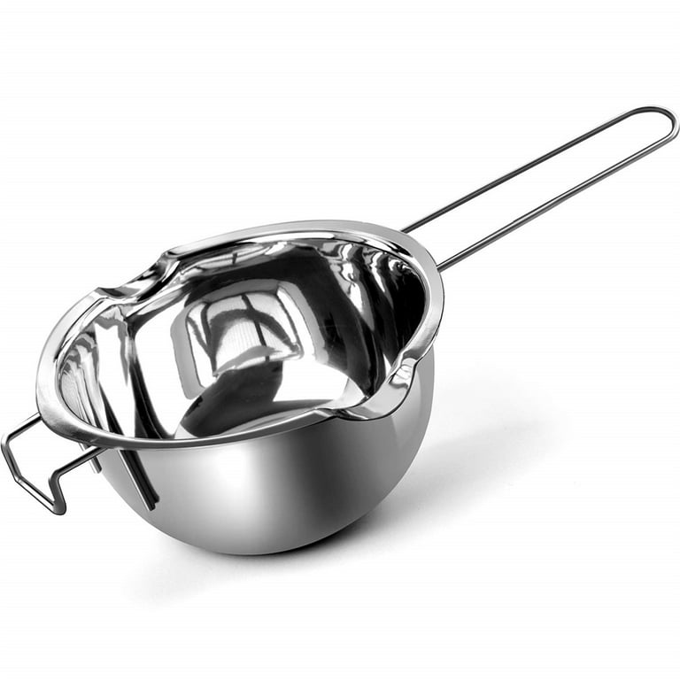 Stainless Steel Double Boiler Pot for Melting Chocolate, Melting Pot for  Chocolate, Candy and Candle Making (18/8 Steel, 2 Cup Capacity, 480 ML)