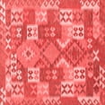 thumbnail image 1 of Ahgly Company Indoor Square Southwestern Red Country Area Rugs, 8' Square, 1 of 4