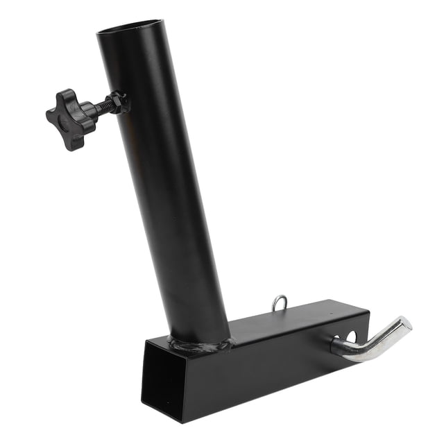 Hitch Flag Pole Holder, Truck RV Hitch Flag Pole Mount Heavy Duty Stable High Hardness for 2 Inch Hitch Receiver