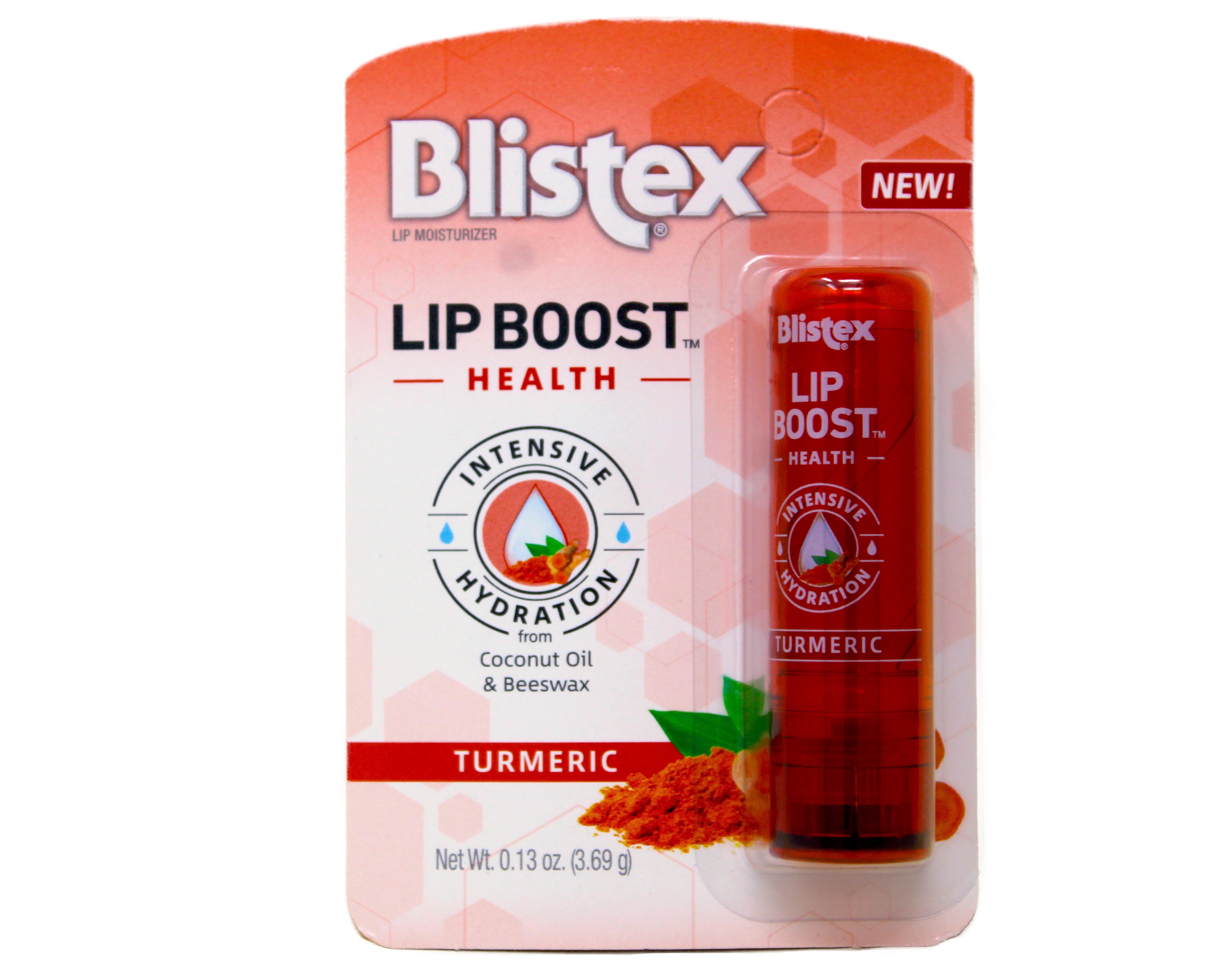 Blistex Lip Boost Health Intensive Hydration Tumeric Moisturizer 0.13oz - 6 Pack