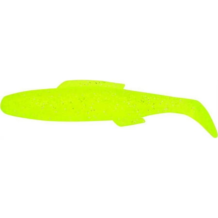 H&H Coastal Tackle Cocahoe Minnow Softbait Chartreuse Glitter 10 Count