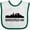 White and Green, variant on Inktastic Minneapolis Minnesota City Skyline Boys or Girls Baby Bib