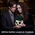 thumbnail image 6 of SupreOwls Succulent Skull Building Block Sets, 1079 Pcs Gothic Flower Pot Model For Adults, DIY Creative Plant Decor, Home Desk Decoration Gift Idea, 6 of 7
