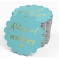 thumbnail image 4 of Inkdotpot Real Gold Foil Retirement Is Sweet Text Tags Favor Hang Paper Tags 100 Pieces, 4 of 6