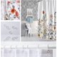 thumbnail image 4 of Shower Curtain, Fabric Shower Curtain Lined Floral White Shower Curtain - Waterproof Bathroom Shower Curtain, 4 of 4