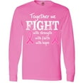 thumbnail image 3 of Inktastic Together We Fight Breast Cancer Awareness Long Sleeve T-Shirt, 3 of 5