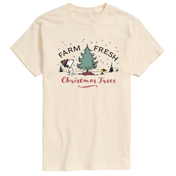 Peanuts - Farm Fresh Trees - Men's Short Sleeve Graphic T-Shirt