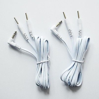 VeniCare Electrode Lead Wires / Cables for Digital Massager Tens 3.5mm One Pair