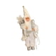 thumbnail image 5 of Figura de Papá Noel, muñeco, adorno para fiesta de Navidad, decoración navideña, coleccionable, de pie Lentejuelas plateadas, 5 of 9