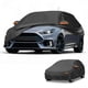 thumbnail image 1 of Funda para automóvil impermeable para Ford Focus Hatchback 210D-PU negra con franjas reflectantes, 1 of 5