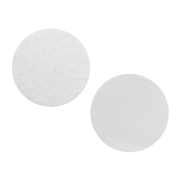 Cateissary 1 par de adhesivos para alfombras de sofá, manta, alfombra, cinta de esquina, alfombrilla de agarre autoadhesiva, accesorio Decoración del hogar blanco 5 cm
