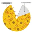 thumbnail image 2 of Rateoe Sun Flowers Print Christmas Tree Skirt 36" for Xmas Holiday New Year Party Circle Tree Mat Ornaments Decoration, 2 of 7