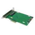 thumbnail image 3 of Riser Card, Servers To NVMe SSD Drives Standard Height PCIe Slots SSD Adapter Card  For  983 DCT For  10, 3 of 8