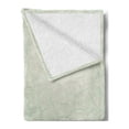 thumbnail image 2 of Abstract Soft Flannel Fleece Throw Blanket, Jumbled Composition of Moire Uneven Drop Shapes Abstract Complex Design, Cozy Plush for Indoor and Outdoor Use, 70" x 90", Sea Green Eggshell, by Ambesonne, 2 of 5