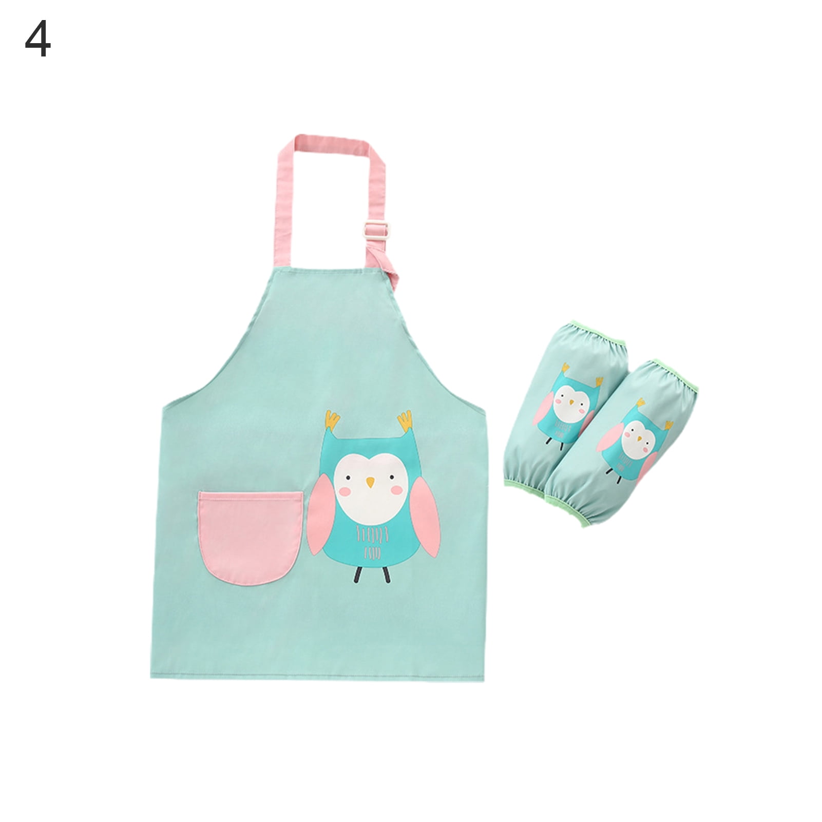 Unisex Colorful Children Aprons Waterproof Painting Pinafore Kid Apron Art Class 