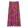 thumbnail image 2 of Pink Background Cheetah Print Repeat Women High Waist Midi Skirt Elegant Midi Skirt High Waist A-line for Women, 2 of 4