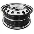 thumbnail image 2 of New 16x6.5 inch Wheel for Mazda 6 (03-08) Black Painted Steel Rim, 2 of 5