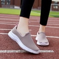 thumbnail image 3 of YOURDIARY Slip on Shoes for Women Breathable Walking Sneakers Black Pink 9, 3 of 9