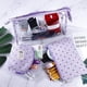 thumbnail image 2 of Bolsa de maquillaje transparente NQ PVC impermeable para mujer viaje almacenamiento vacaciones, 2 of 5