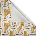 thumbnail image 4 of Ambesonne Leopard Valance Pack of 2, Savannah Animals Cheetahs, 42"X12", White Pale Orange, 4 of 5