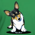 thumbnail image 3 of CafePress - Kiniart Tricolor Corgi Women's V Neck Dark T Shirt - Women's V-Neck Dark T-Shirt, 3 of 4