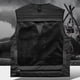 thumbnail image 3 of Ceisia Men's Loose Fit Outdoor Utility Vest Multi-Pocket Breathable Mesh Lining V-Neck Fishing Hiking Volunteer Waistcoat Gifts Black 2X, 3 of 6