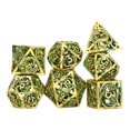 thumbnail image 1 of Juego de Dados ANGGREK 7 Piezas Poliédricas de Metal, 1 of 8