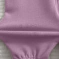 thumbnail image 4 of Cethrio Toddler Girls Sweatpants, Elastic Waist Casual Printed Cotton Kids Joggers Purple Size 1-2 T, 4 of 6