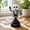 Black White, variant on Solar Powered Car Dashboard Bobblehead Halloween Shaking Animal Toy for Desk Window Rod Pocket Light Filtering Treatment, 4.33 inch