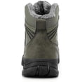 thumbnail image 4 of Botas de nieve para hombre, cálidas, de invierno, con forro de lana, para exteriores, antideslizantes, con cordones, impermeables, de moda, para senderismo, 4 of 5
