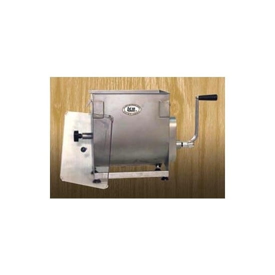 LEM 50 lb Meat Mixer Hand Crank or Motorized W/ LEM Electric Grinder