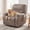 Taupe, variant on SHANNA Faux Leather Recliner Chair Covers, 4-Piece Stretch Reclining Sofa Slipcovers with Pocket, Washable Furniture Protector (Taupe, 1 Seater)