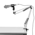 thumbnail image 1 of Support de support de Microphone pour Table Paresseux avec Clip de Microphone à Bras Extensible, 1 of 7