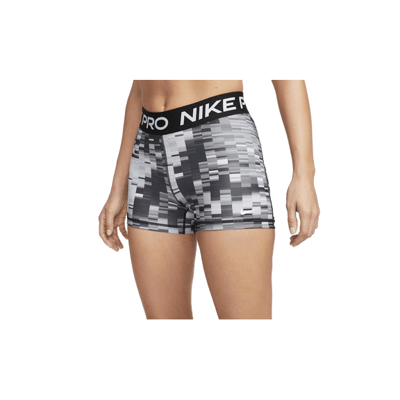 NIKE WOMENS MID-RISE 3" PRINTED TRAINING SHORTS Womens "Black" DX0046 010 DX0046 010 from Stadium Goods