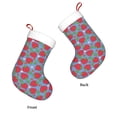 thumbnail image 3 of Naloa Hand Drawn Strawberry Christmas Stockings Decorations, Xmas Ornaments, DIY Personalized Farmhouse Decor for Home Family Party Tree, 3 of 7