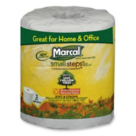 Marcal Paper Mills- Inc. MRC6079 Bath Tissue- 2-Ply- 336 Sheets-Roll- 48 Rolls-CT- White