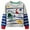Striped dinosaur, variant on WIBACKER 2-7T Toddler and Little Boy's French Terry Cotton French Terry Crewneck Long Sleeve Sweatshirt - 1 Piece Dinosaur