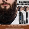 thumbnail image 2 of Beard Filling Pen Set Eyebrow Tool Waterproof Kit Salon Hair . Engrav D3B6, 2 of 9