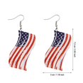 thumbnail image 3 of BNNG 4th of July Patriotic Earrings Independence Day Earrings American Flag Earrings for Women Fourth of July Patriotic Stud Earrings USA Independence Day Patriots 4th of july Jewelry Gifts, 3 of 4