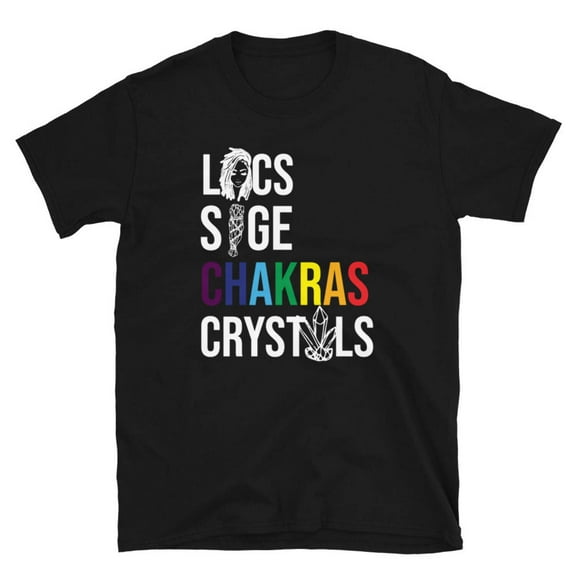Locs, Sage, Chakras, Crystals T-shirt, Locs Shirt, Loc'd Shirt