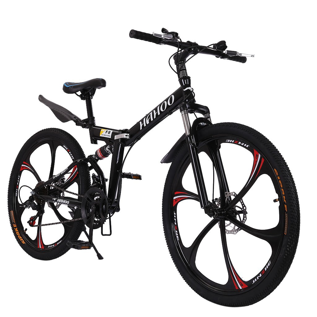 Details about   26-inch Mountain Bike  21-speed Dual Disc Brakes Full Suspension Anti-skid BMX 