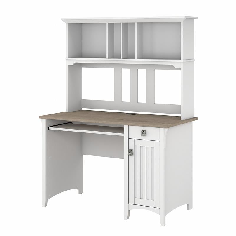 Bush Furniture Salinas Small Computer Desk with Hutch