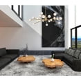 thumbnail image 3 of Elegant Lighting Graham 18-Light Modern Crystal/Iron Pendant in Gold, 3 of 9